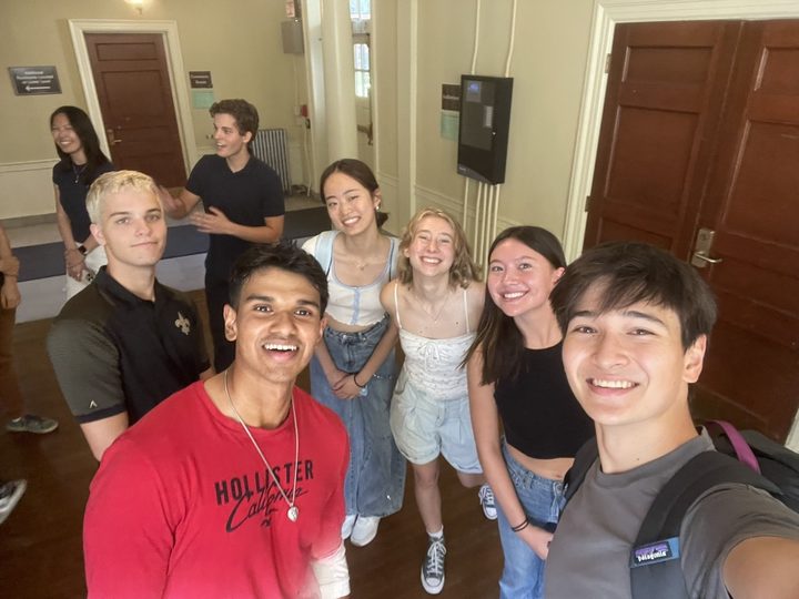 A few of the team