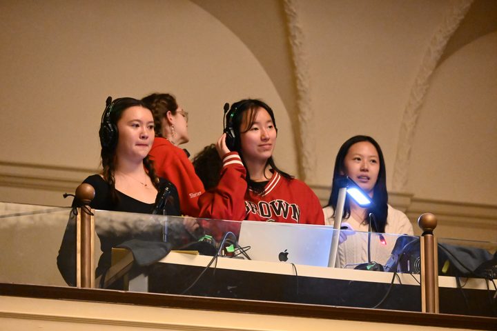 The sound desk — Dancing With The Professors, 15 March 2026