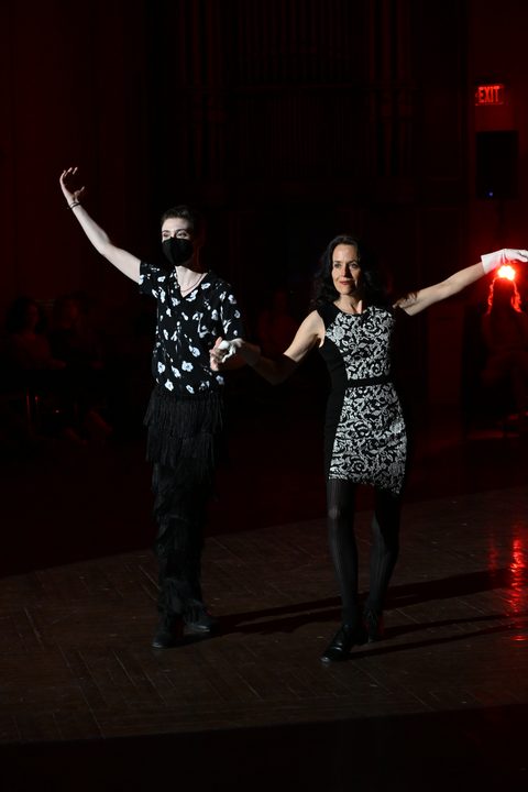 Taking the applause — Dancing With The Professors, 15 March 2026